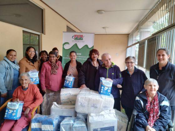 Close to 1 000 adult diaper packs donated